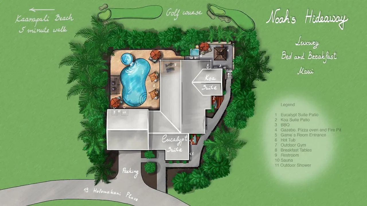 Noahs Hideaway Luxury B&B Lahaina 0*,