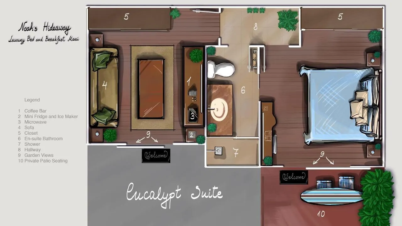Bed & Breakfast Noahs Hideaway Luxury B&B Lahaina
